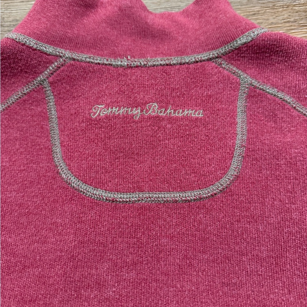 Tommy Bahama Reversible Quarter-Zip Pullover - Picture 6 of 7